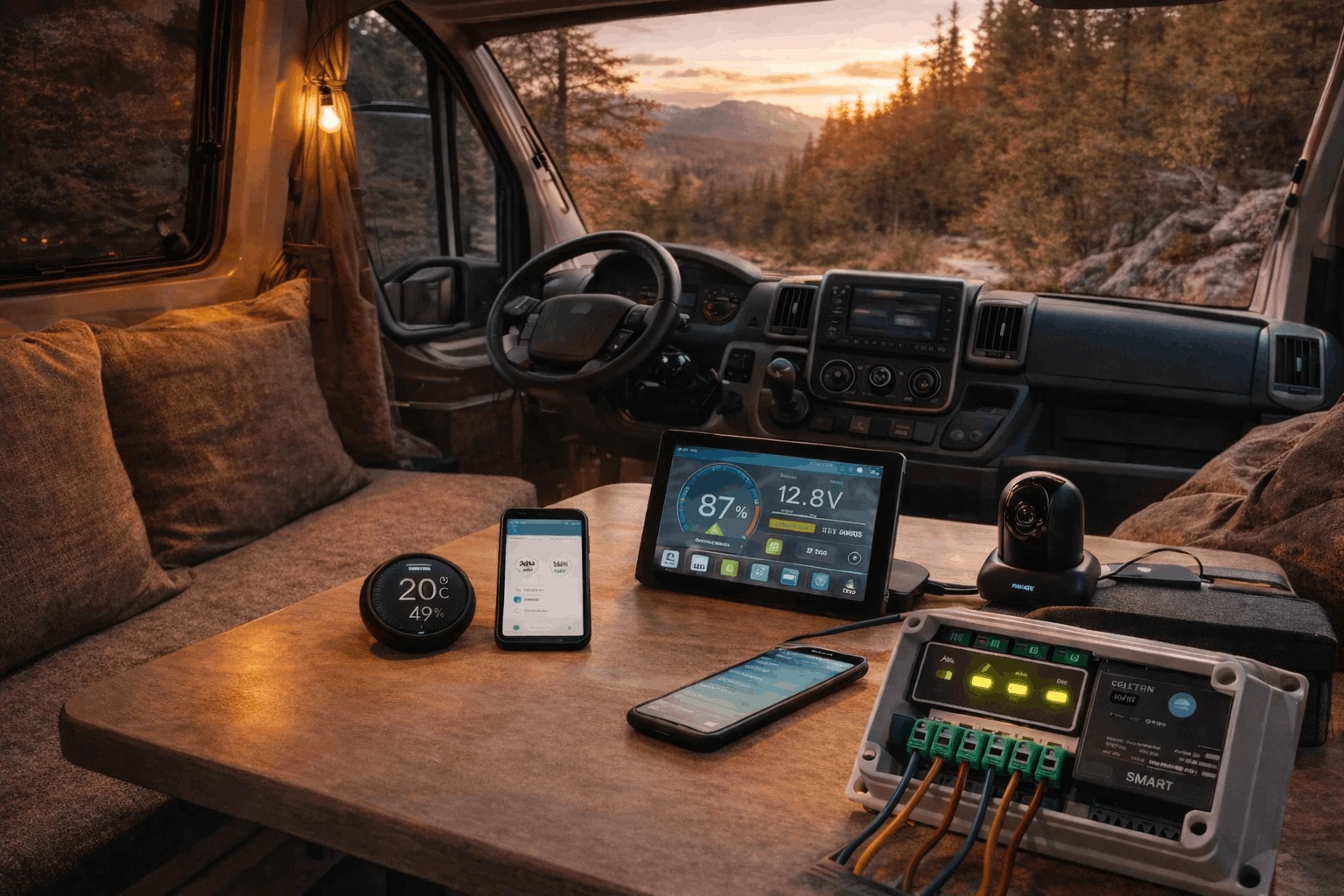 Ideas de domótica para camper: automatiza tu vehículo vivienda y gana comodidad en ruta
