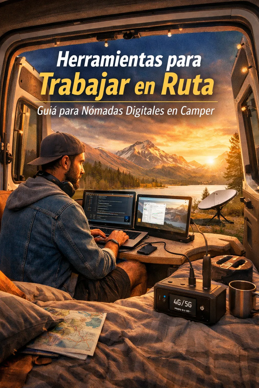 Herramientas esenciales para trabajar en ruta: guía para nómadas digitales en camper y autocaravana